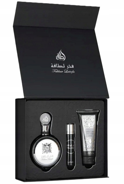 Lattafa Fakhar Men 100+12ml Edp 100ml Żel Pod Prysznic Zestaw Męski