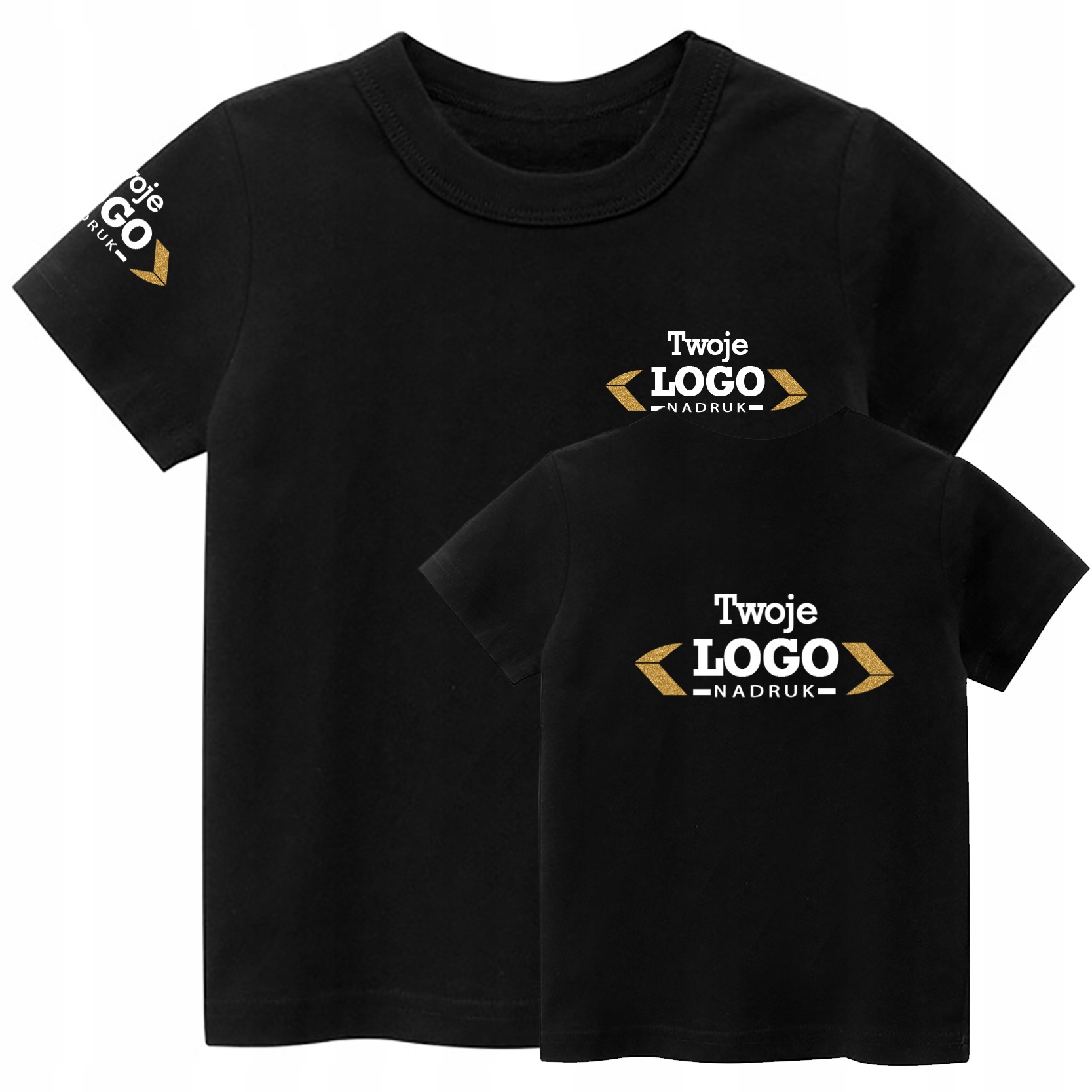 KOSZULKA T-SHIRT Z WŁASNYM NADRUKIEM LOGO S