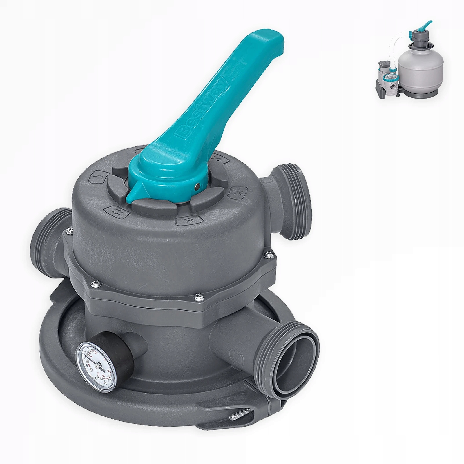 6-cestný ventil pro pískovou pumpu Bestway 58499 Flowclear 8327 l/h nový