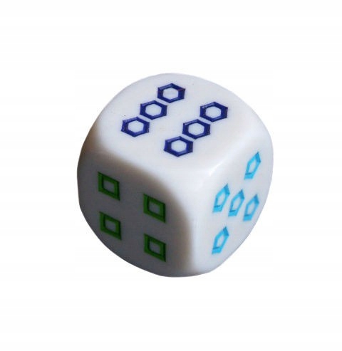 

Kostka K6 figury geometryczne Shape Dice 1 szt