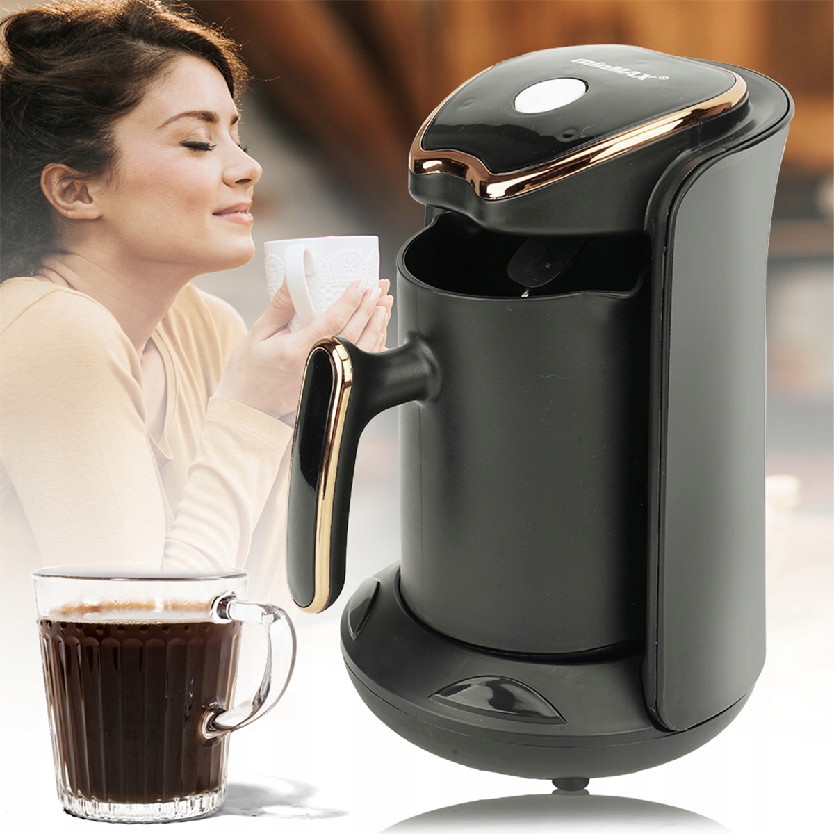 Elektrický Kávovar 600 W Z Materiálu Abs, Odolný Vůči Teplu