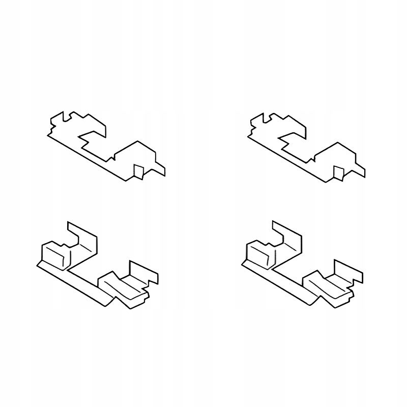 BLASZKI MONTAŻOWE KLOCKÓW MITSUBIISHI ECLIPSE