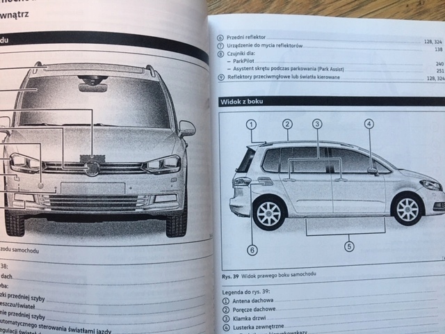Volkswagen VW Touran polska instrukcja obsługi 2015- Marka Volkswagen
