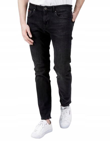 Cross Jeans Spodnie Męskie 939 Tapered Black 30/34