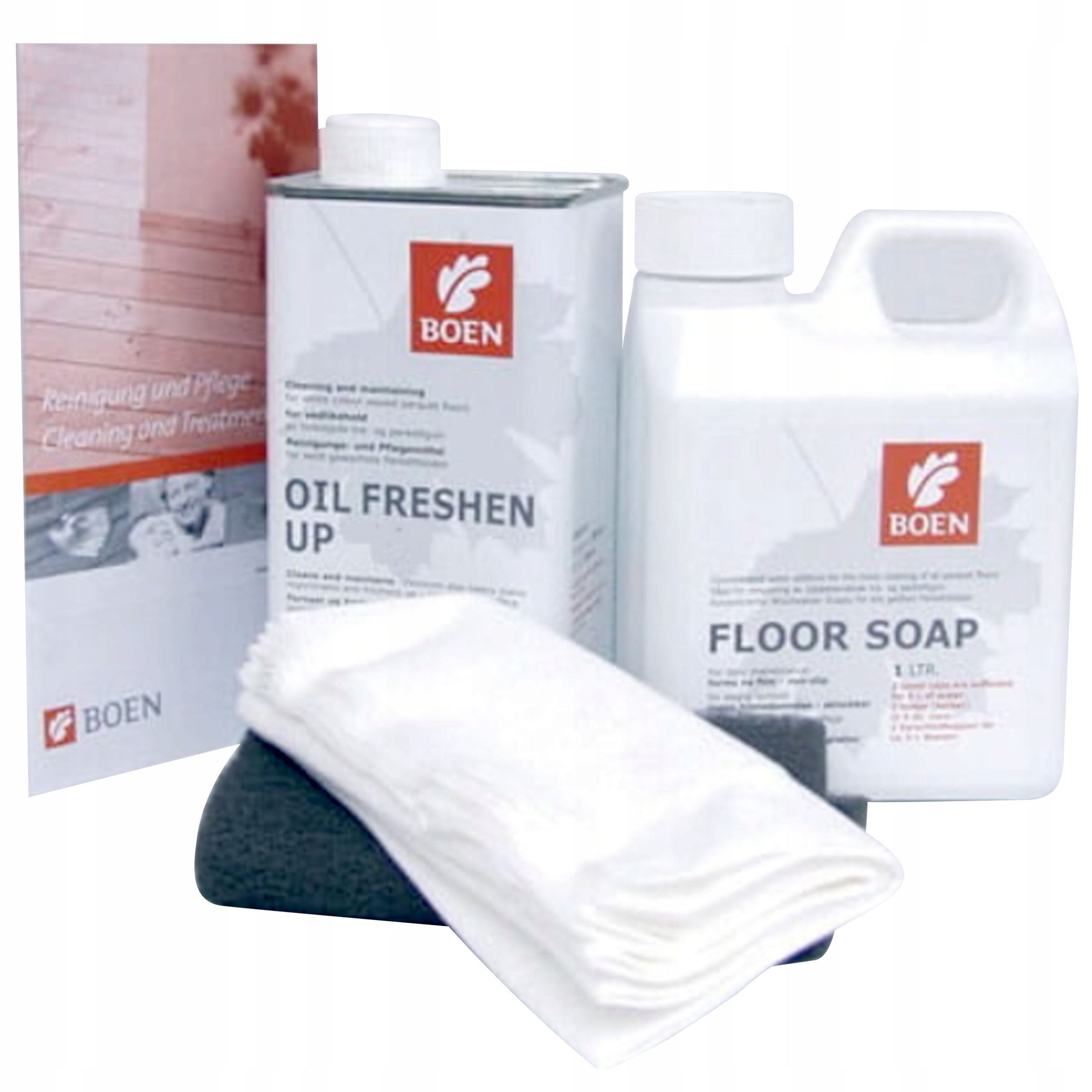 Sada na starostlivosť o olejovanú podlahu Boen Olej 1L Čistiaci prostriedok 1L