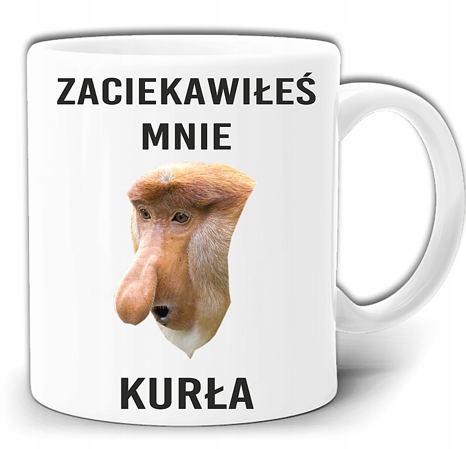 

Nosacz Zaciekawiłeś Mnie Kurła Kubek +pudełk GW216