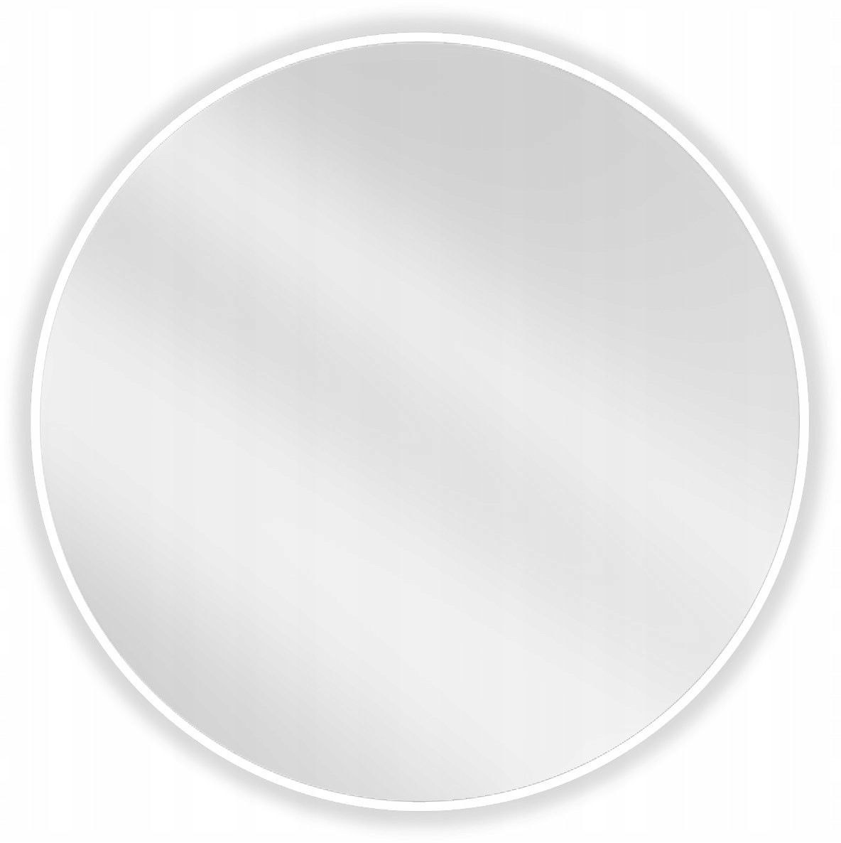 Mexen Loft Zrcadlo Koupelnové Kulaté 80 CM Rám Bílý