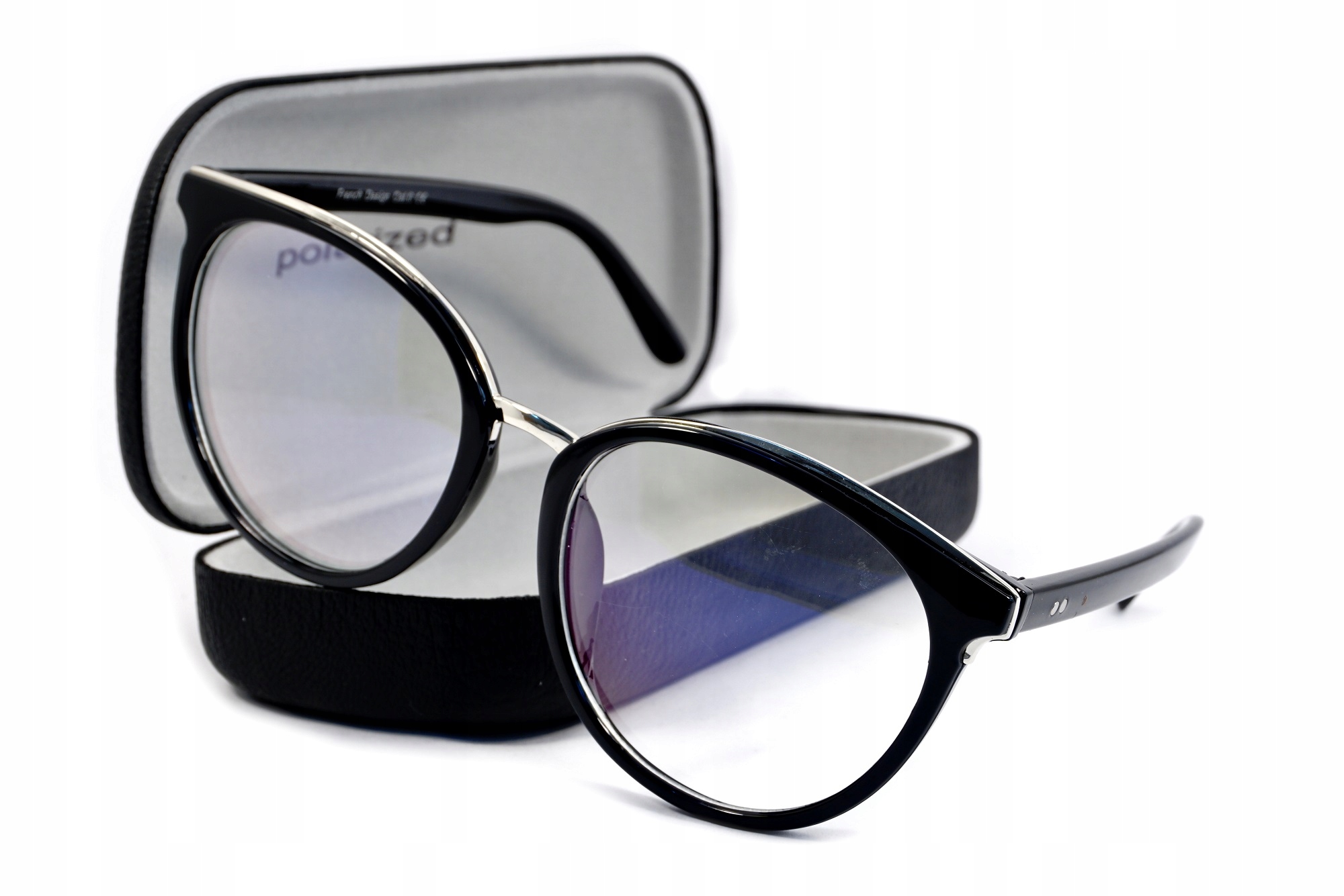 DAMSKIE OKULARY ZERÓWKI Z ANTYREFLEKSEM I FILTREM DO PRACY PRZY KOMPUTERZE Marka PolarZONE