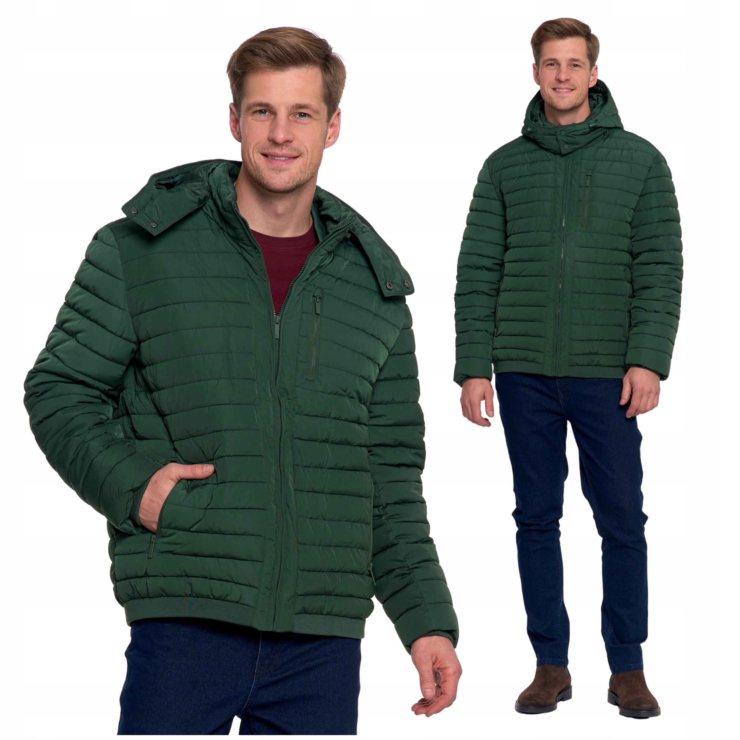 Pánská Prošívaná Odnímatelná Kapuce S Lehkým Zateplením A Podšívkou Moraj XL