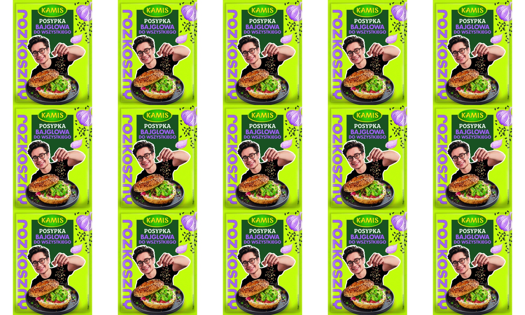 15x 15g Kamis Posypka Bajglowa do Wszystkiego Karton