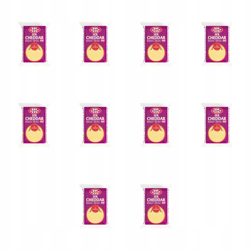 Mlekovita Ser Cheddar kawałek 250g X10