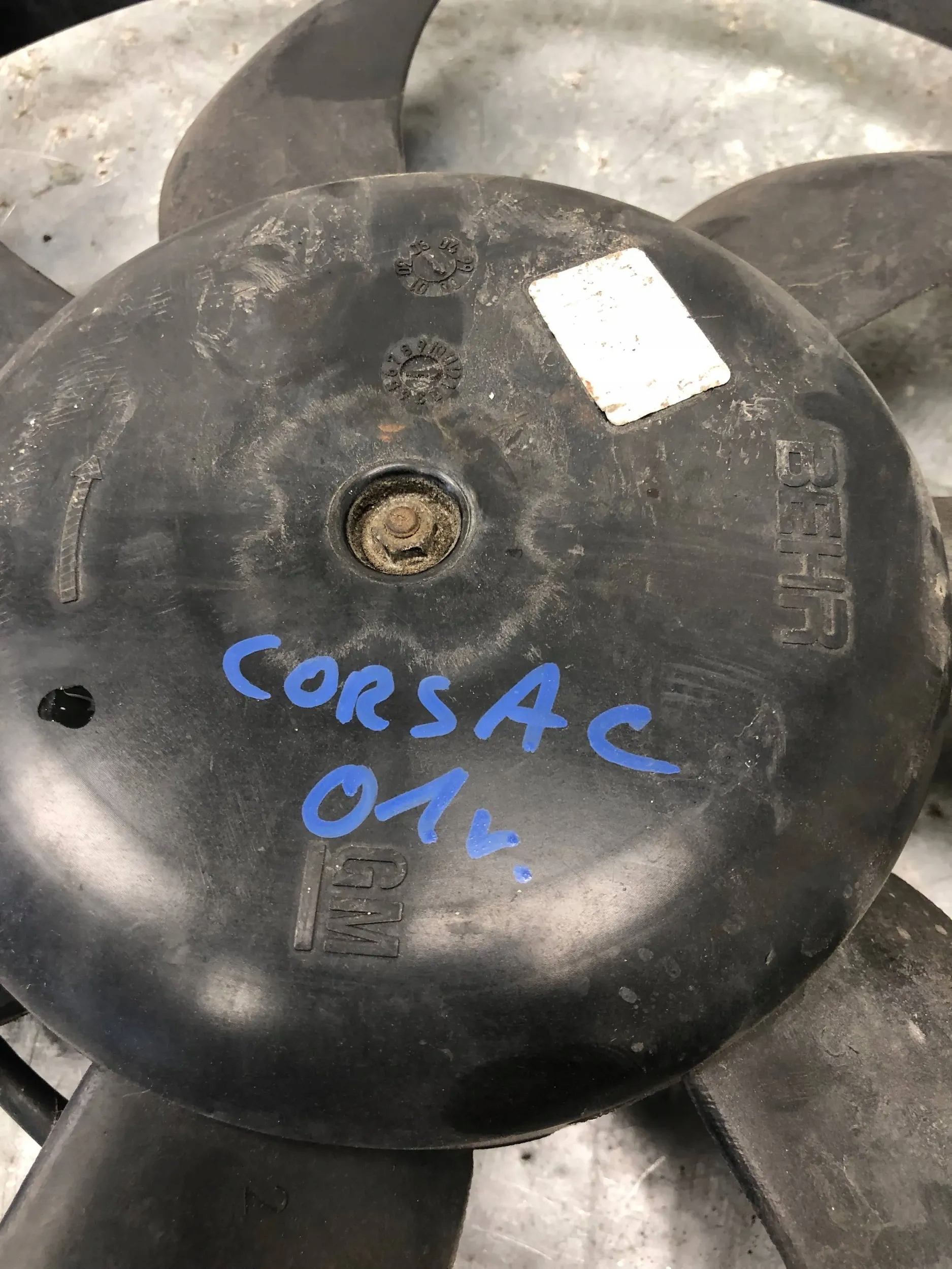 vrtule ventilátor chladiče OPEL CORSA C 9158007