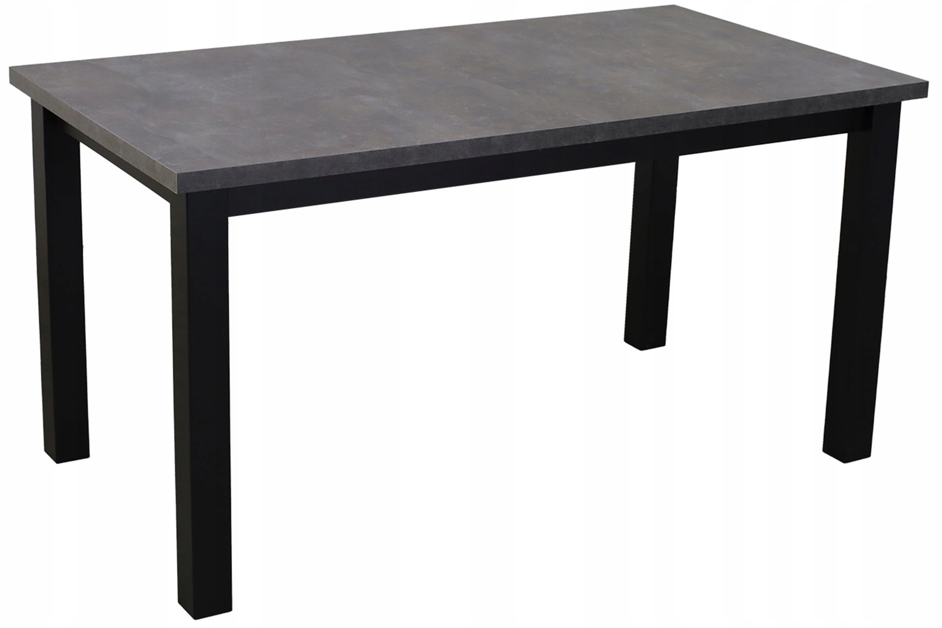 Rozkládací kuchyňský stůl do jídelny a obývacího pokoje Lap 150/190x80 Černý/Beton