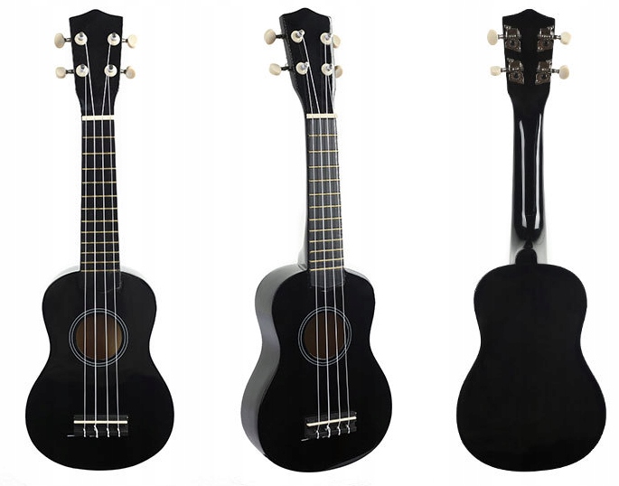 DREWNIANE UKULELE SOPRANOWE AKCESORIA ZESTAW Rodzaj sopranowe