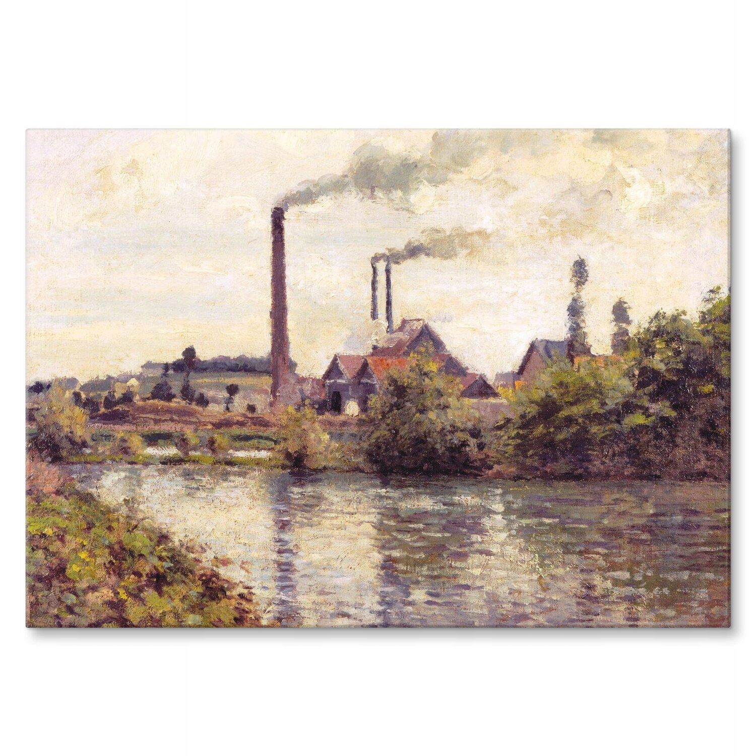 Kovový plakát Factory Camille Pissarro Szyld Plech 30 x 42 cm Dárek