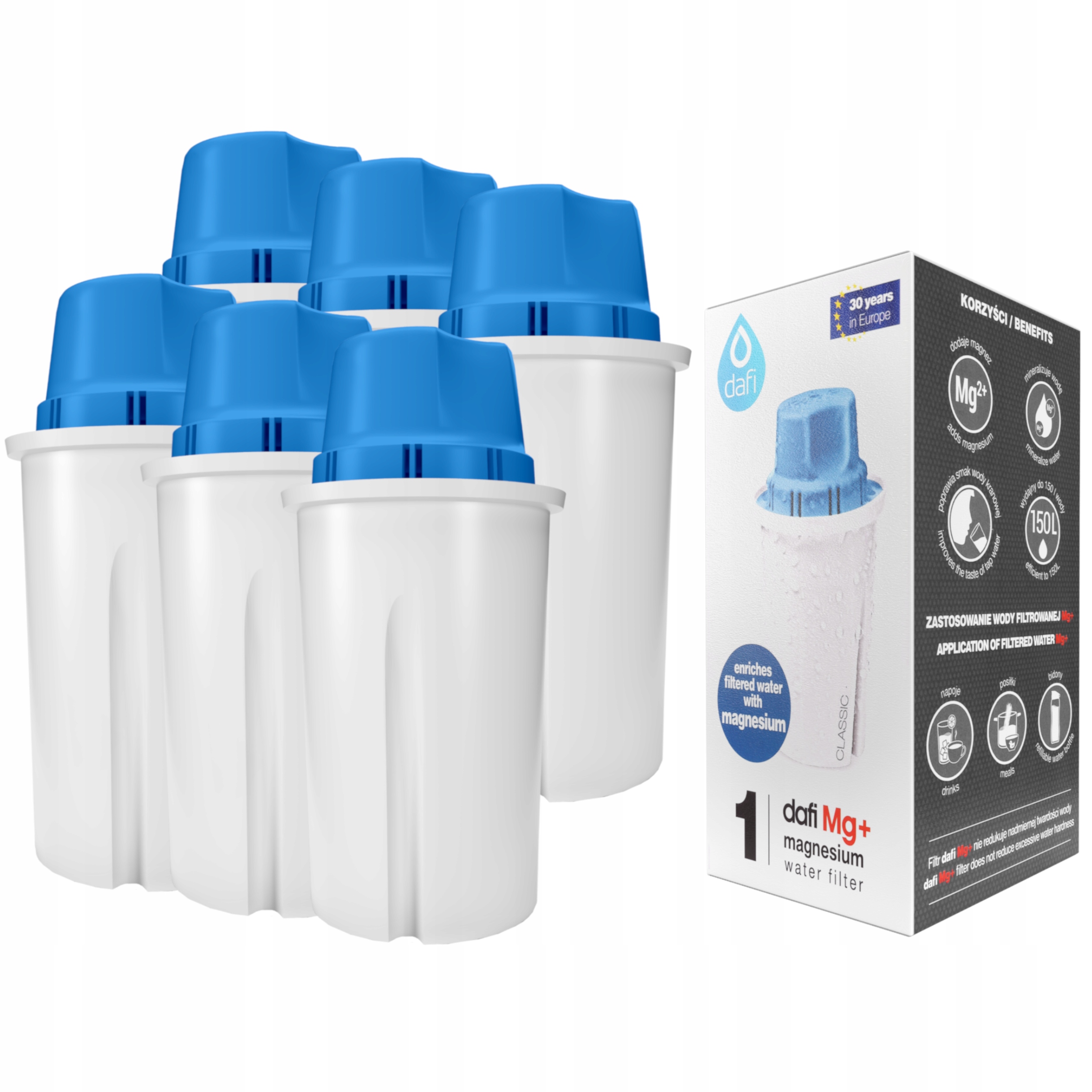 

Wkład Filtr Magnezowy Mg+ Dafi Classic 6x Oryginał