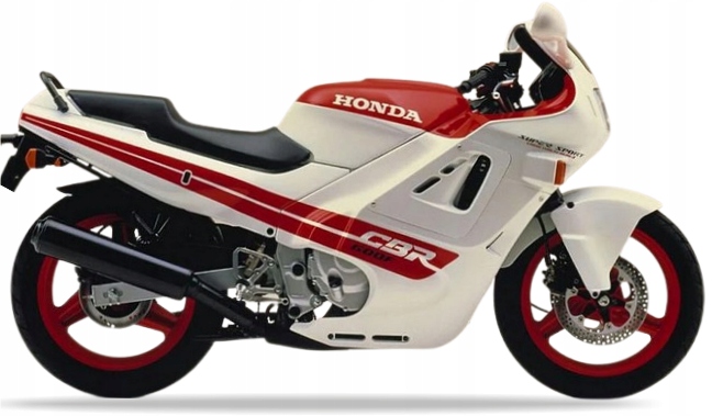 Nálepky Juula Na Motocykel Pre Honda Cbr 600 F 1988 Biela NH193