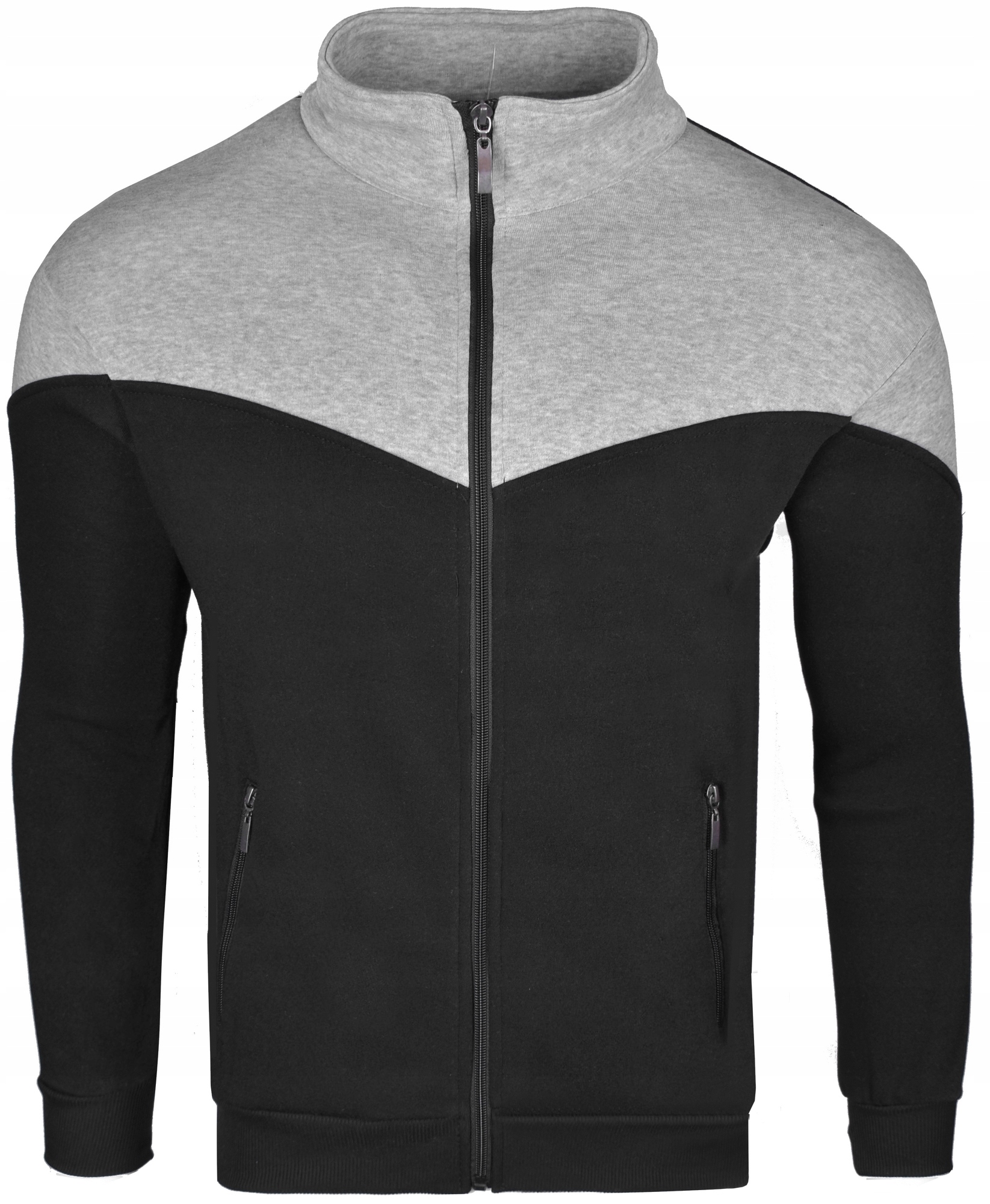 

Bluza Męska Klasyczna Rozpinana Stójka