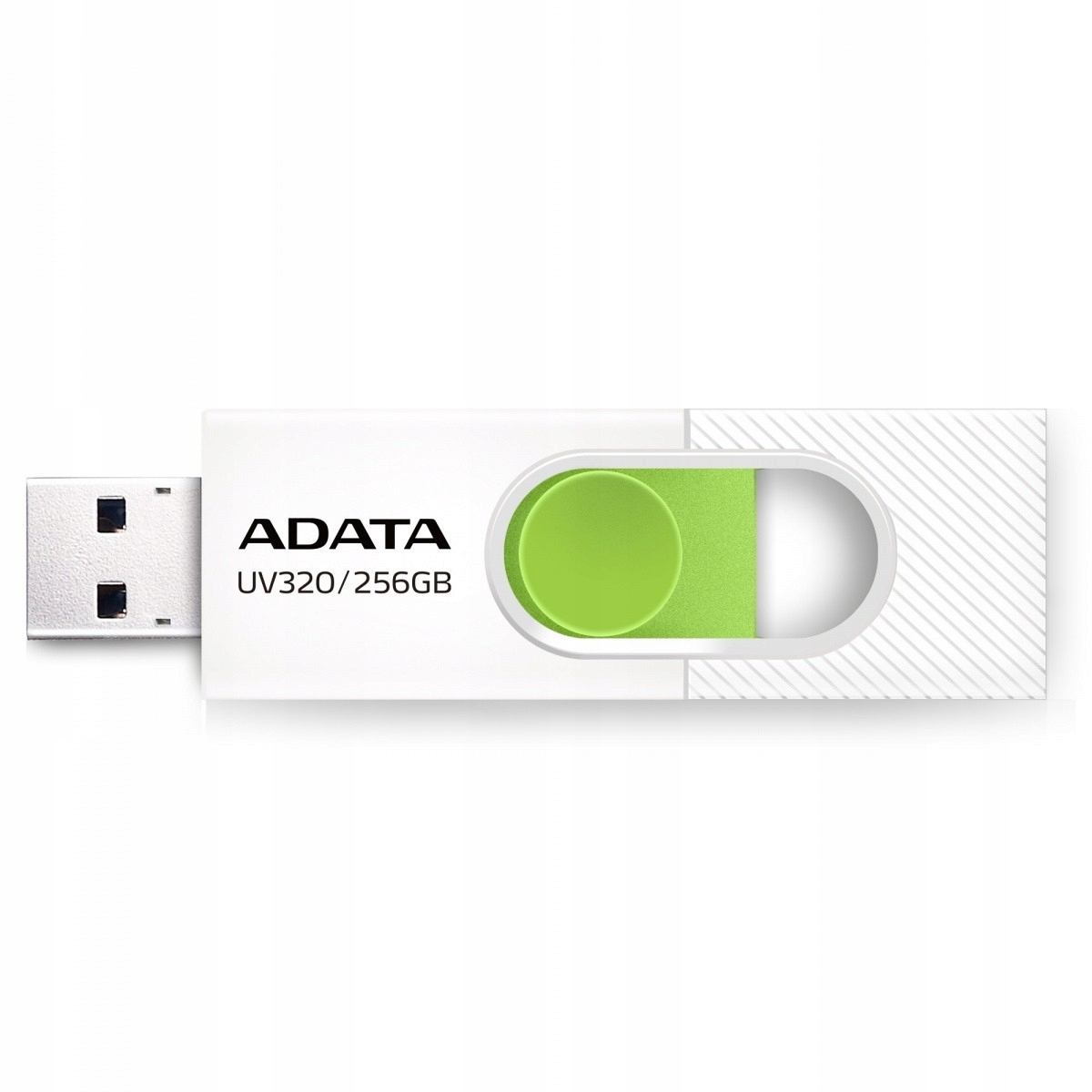 Adata Pendrive UV320 256GB USB3.2 bílo-zelený