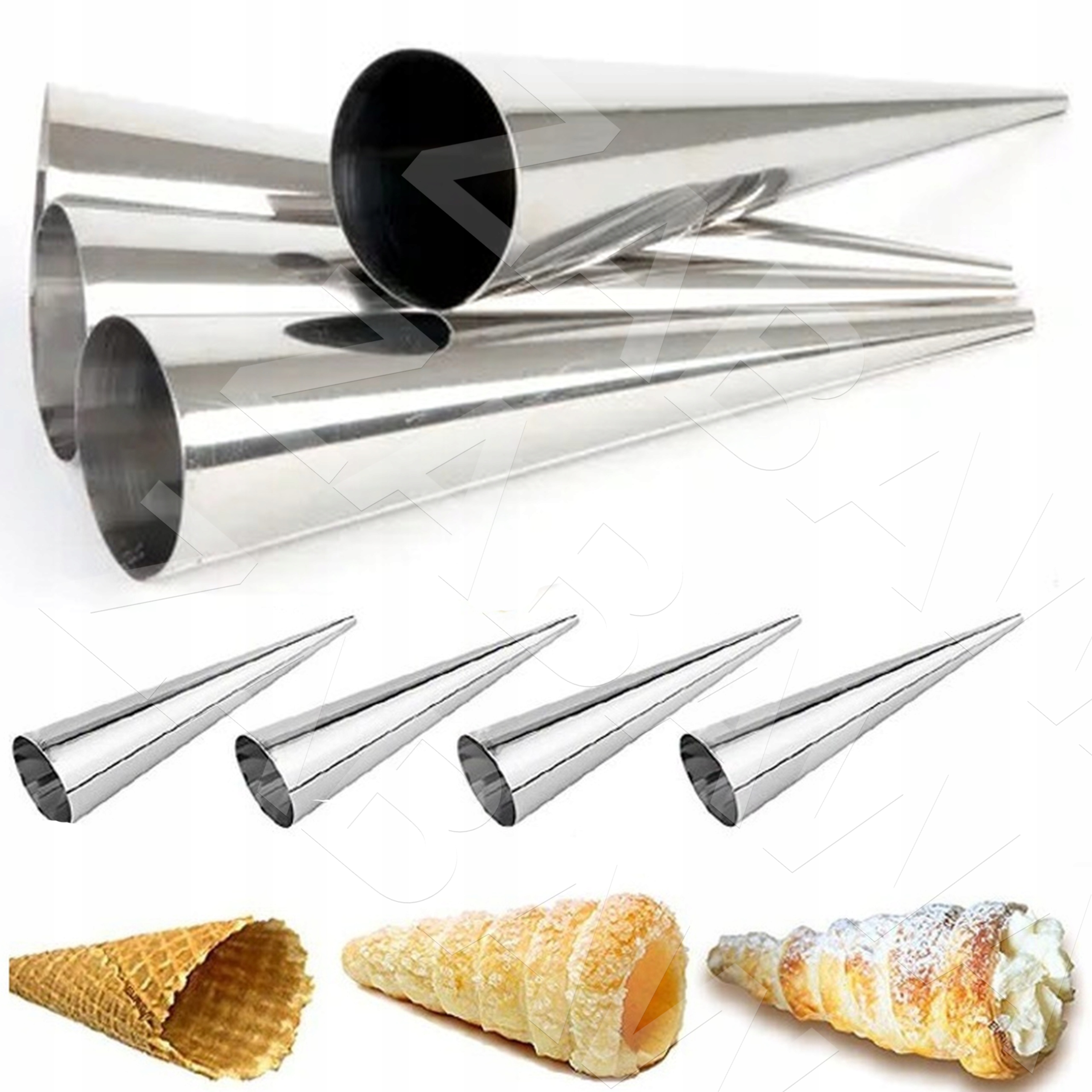 DUŻE FOREMKI RURKI DO CIASTEK RUREK Z KREMEM 10 szt 14cm ŚREDNICA 3,5cm #14 Rodzaj regulacji obrotów brak