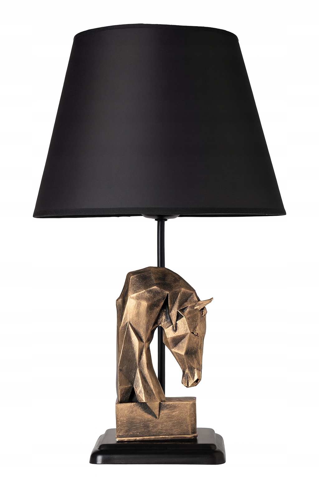 Stolová lampa Horses čierna/bronzová