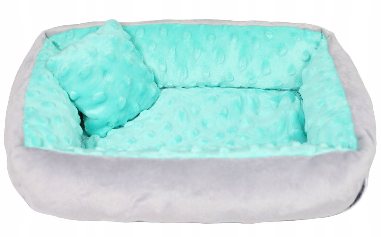 Levně Pelíšek Šedo-zelené Vel 35 – 30 -10 cm Mimiko.