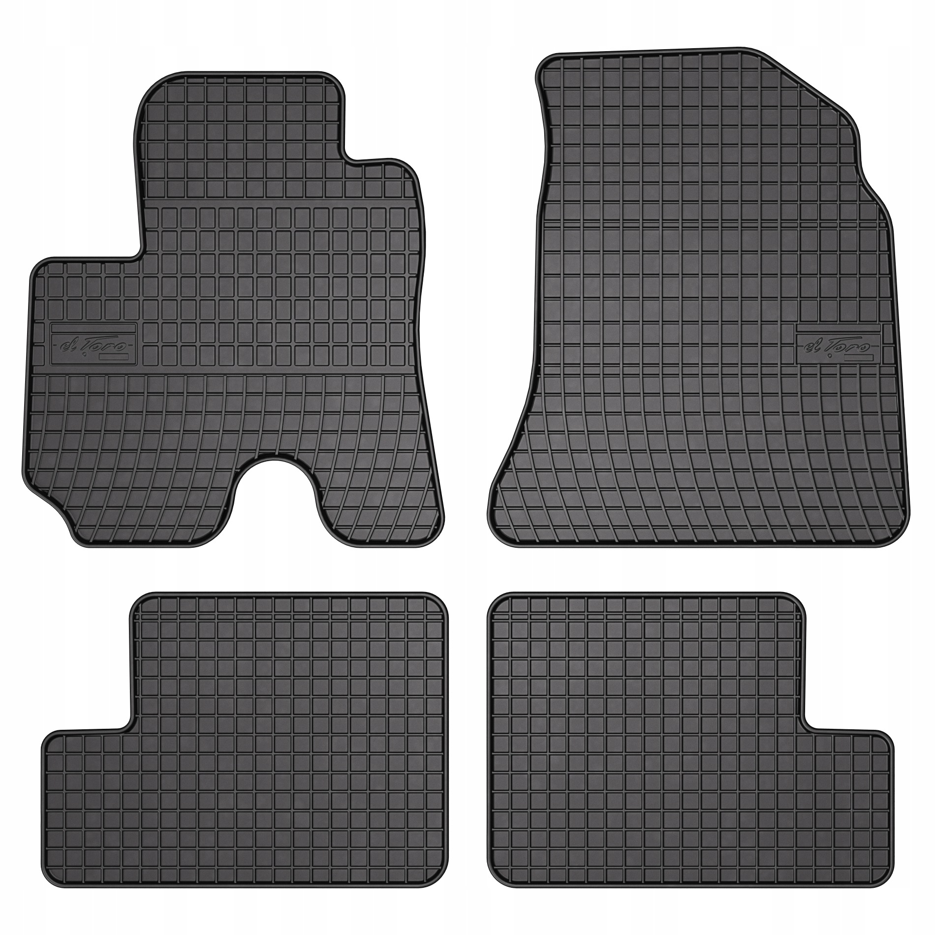 Dywaniki gumowe Frogum elToro do Toyota RAV4 II 2000-2005 komplet 4 szt.