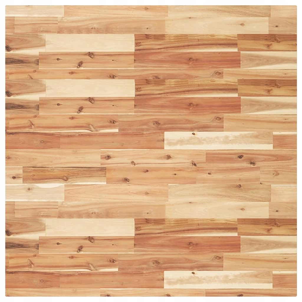 Deska stolu, čtvercová, 90 x 90 x 4 cm, masivní akátové dřevo