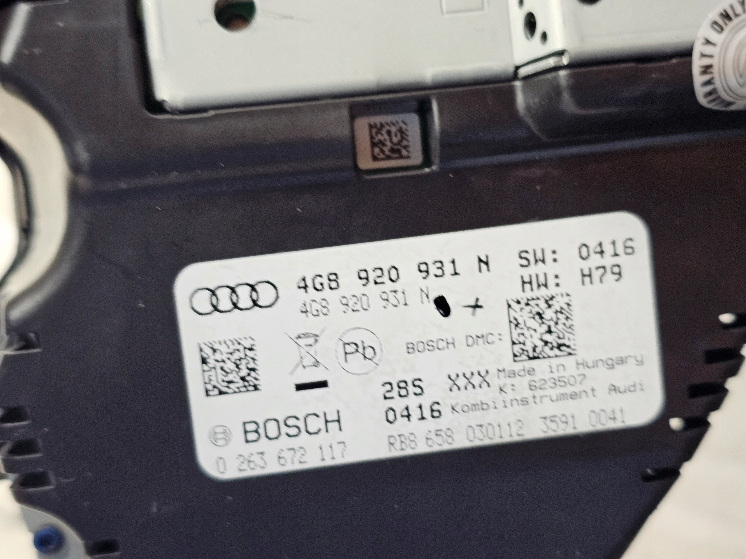 Audi OE 4G8920931N