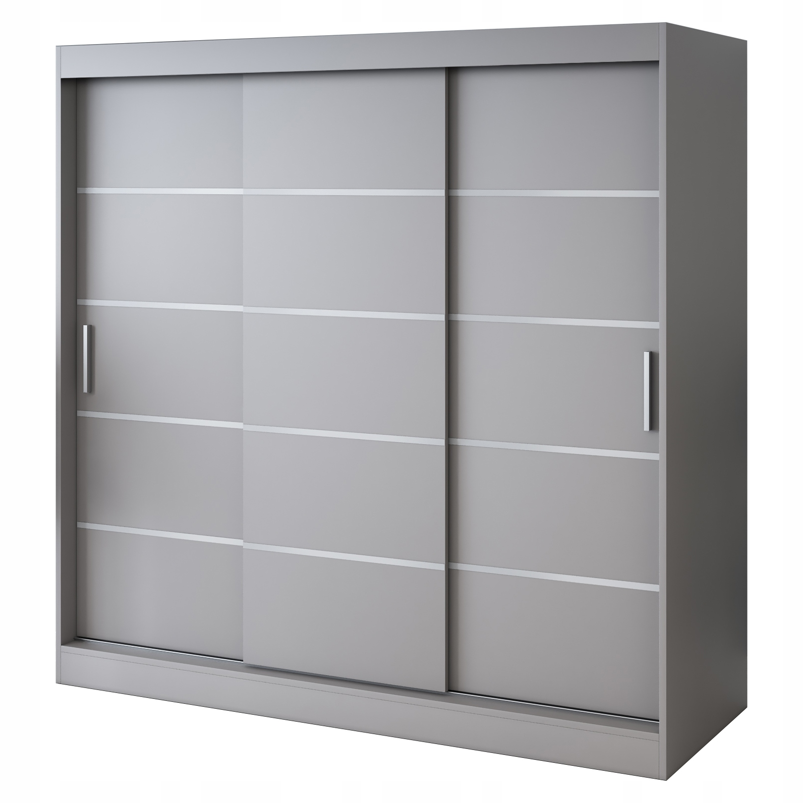 Szafa Przesuwna 200cm Antracyt- RÓŻNE KONFIGURACJE