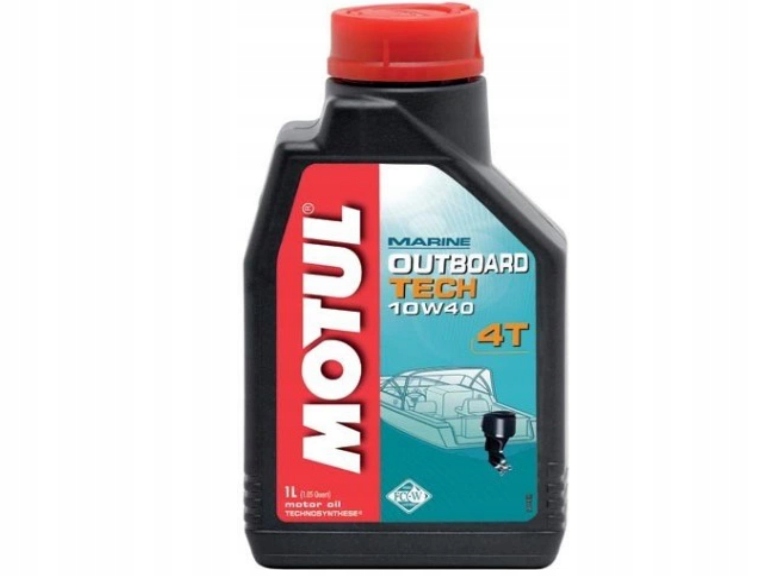 Olej Zaburtowy Do Łodzi Motul Outboard Tech 4T 10W-40 1L