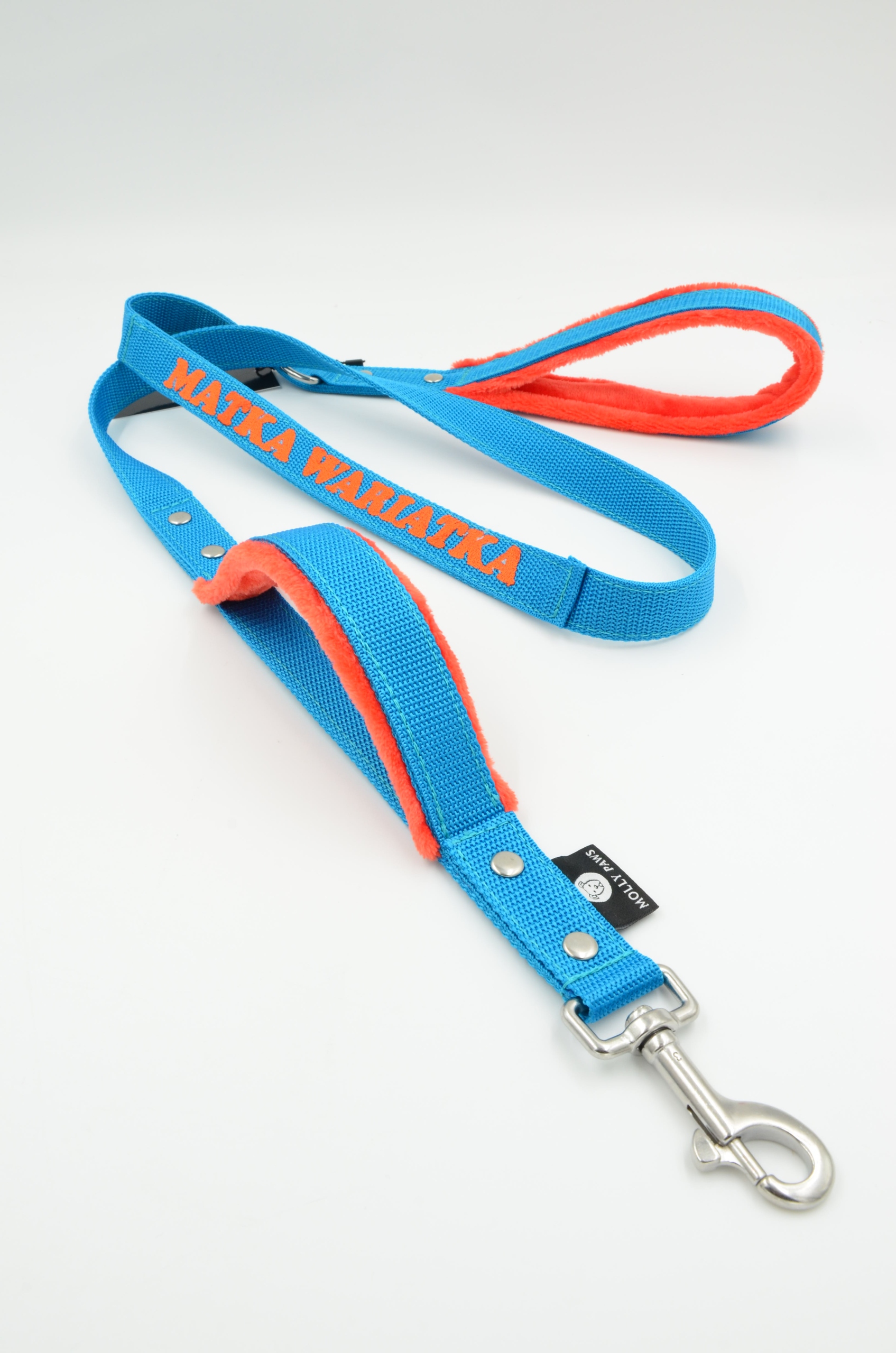 Levně Vodítko s přídavnou rukojetí pro psa, délka 165 cm a výšivka