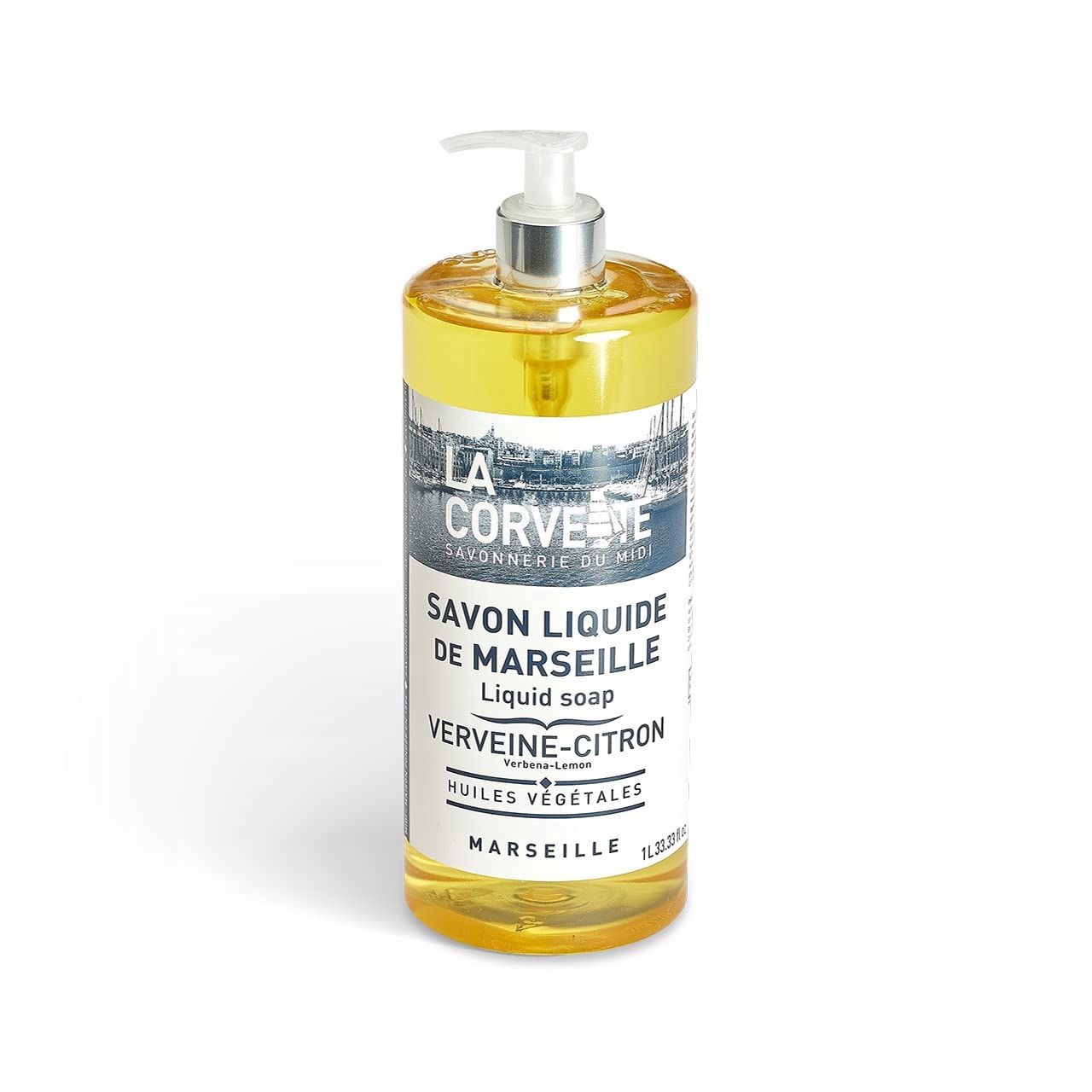 Tekuté mýdlo La Corvette Marseille Natur 1 Litr Citrusové Gelové