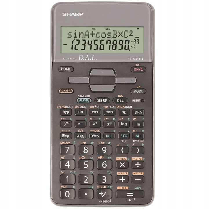 

Sharp kalkulator naukowy szkolny 273funkcje 10cyfr
