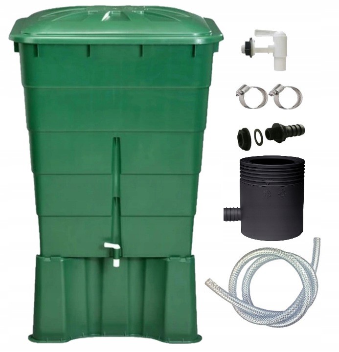 

Zbiornik Na Wodę Deszczówkę Z Rynny 300L Beczka