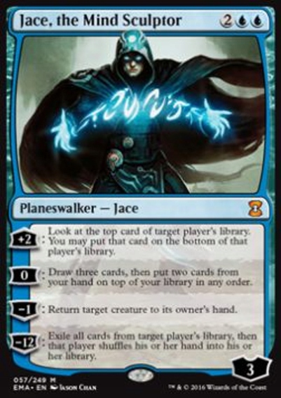 Mind Sculpter Karta Magic: The Gathering Jace, the Mind Sculptor Wizards