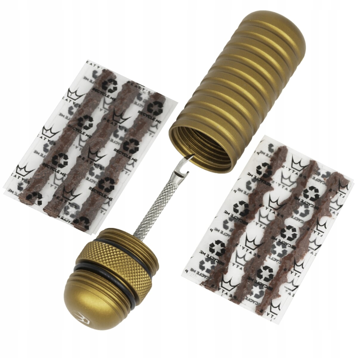 Nástroj na opravu pneumatik Peatys Holeshot Tubeless Puncture Plugger Bourbon