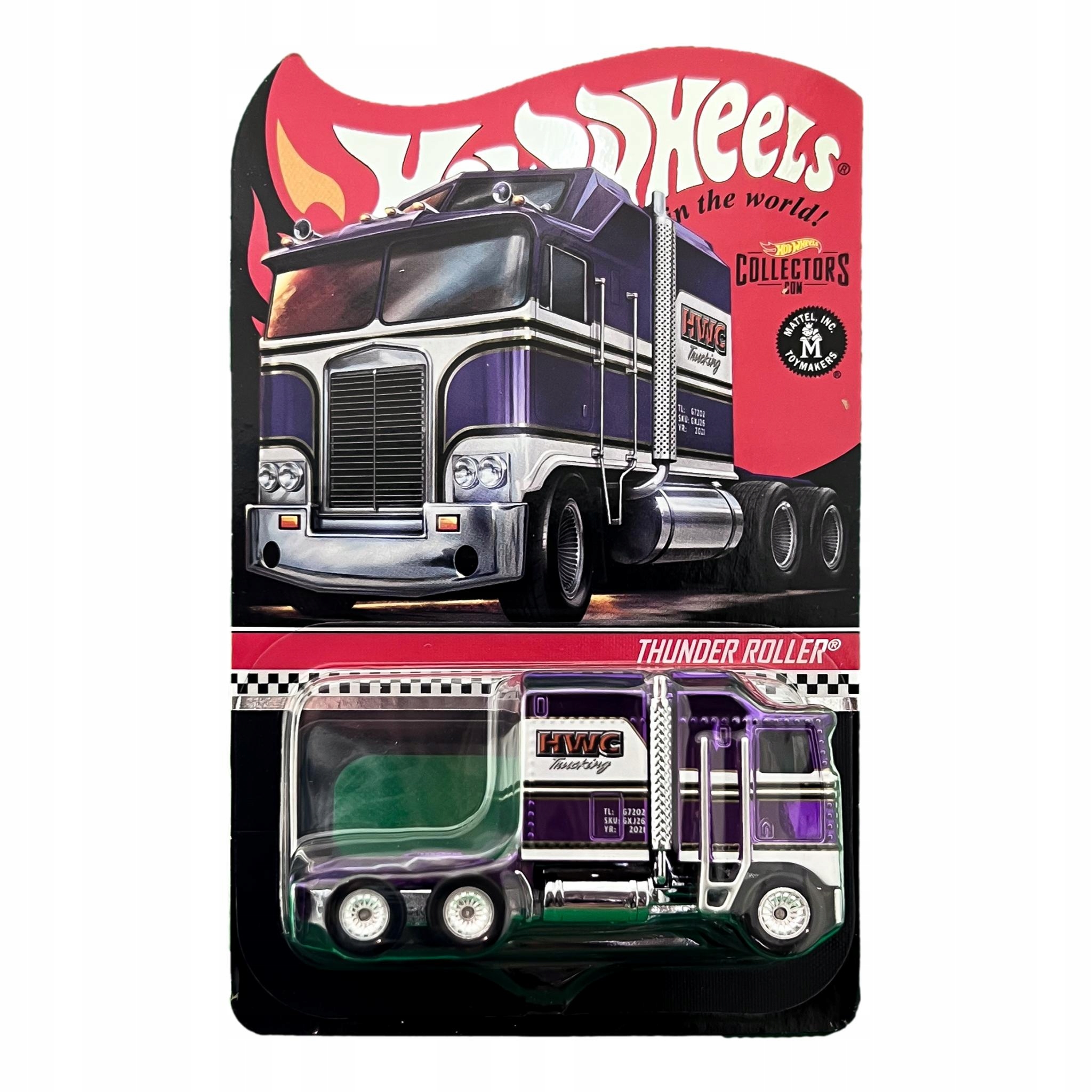 ミニカー Hot Wheels Thunder Roller Real Riders 2013年Collector EditionのTHUNDER ROLLERを頂いたので、レビュー