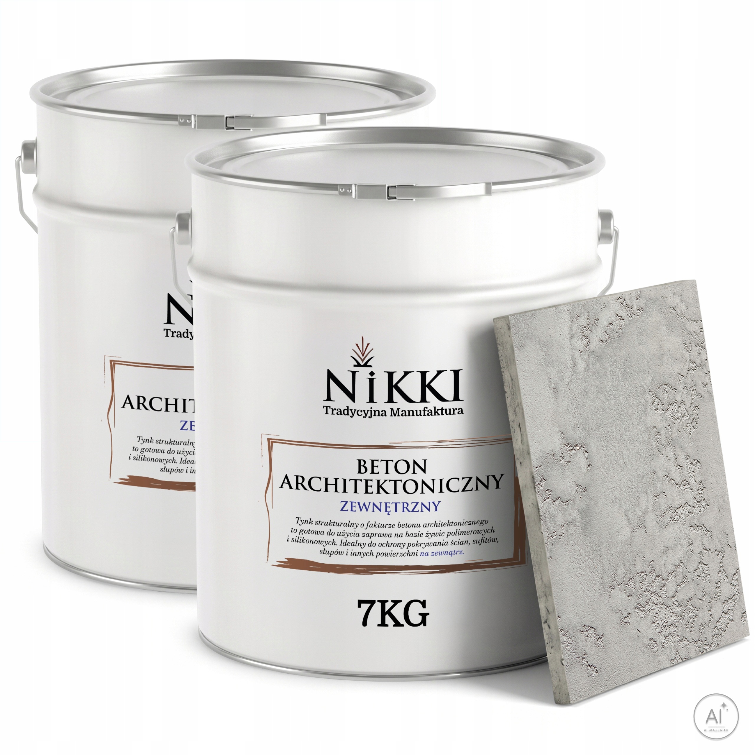 Fasádní omítka s architektonickou strukturou Betonu 2x7 kg Šedá F275 Uv