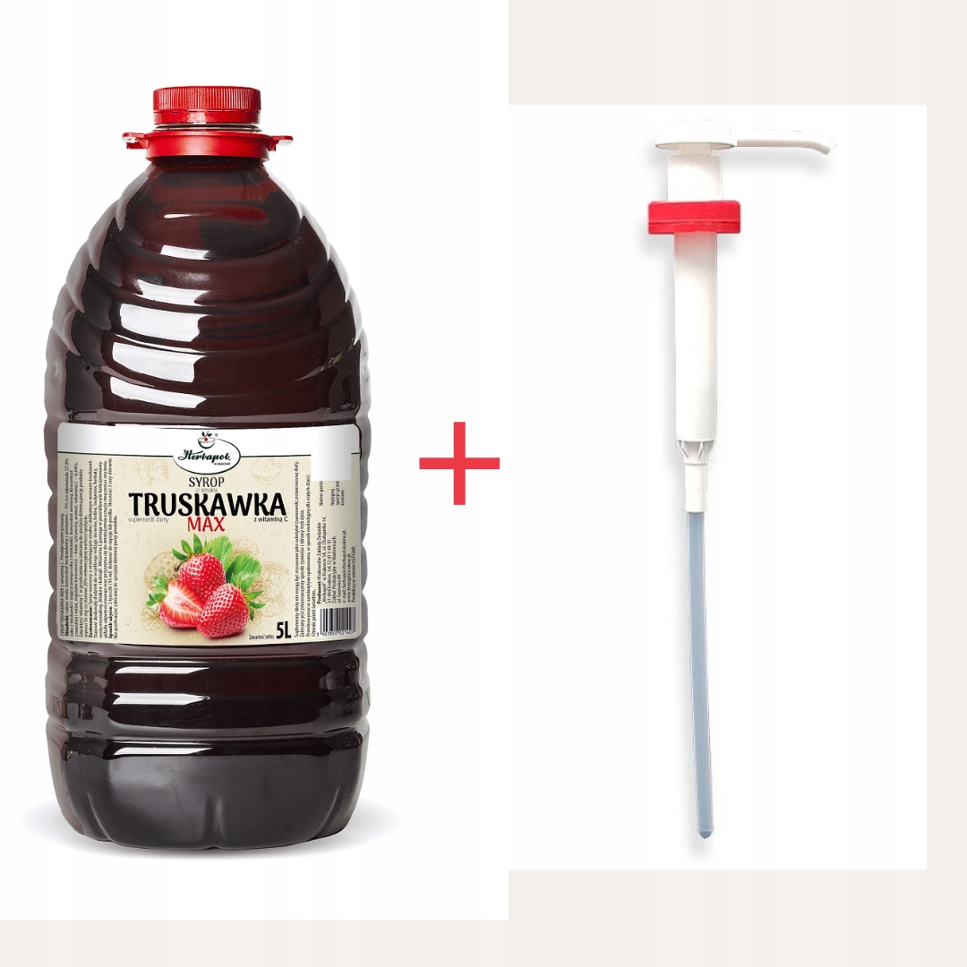 Syrop Truskawka Max 5L Herbapol