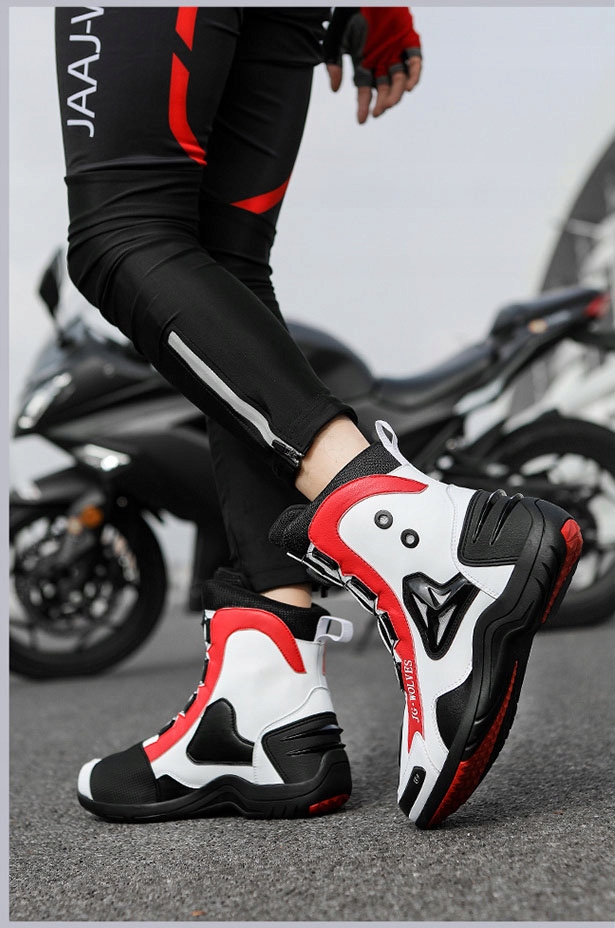 BEZPIECZNY BUTY MOTOCYKLOWE Długi Męskie Model 43534543