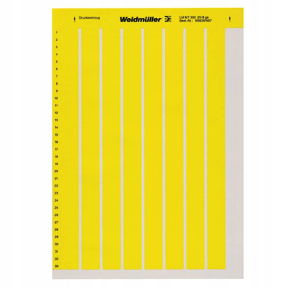 Systém značení s potiskem Weidmüller LMMT300 15X6GE