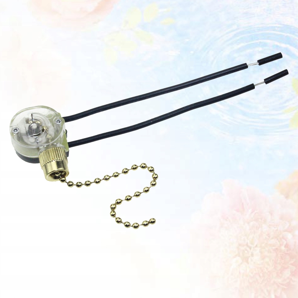 ZACISKI PRZEWODOWE ŁAŃCUCHY CIĄGNIĘTE WENTYLATORY SUFITOWE OŚWIETLENIE Marka bez marki