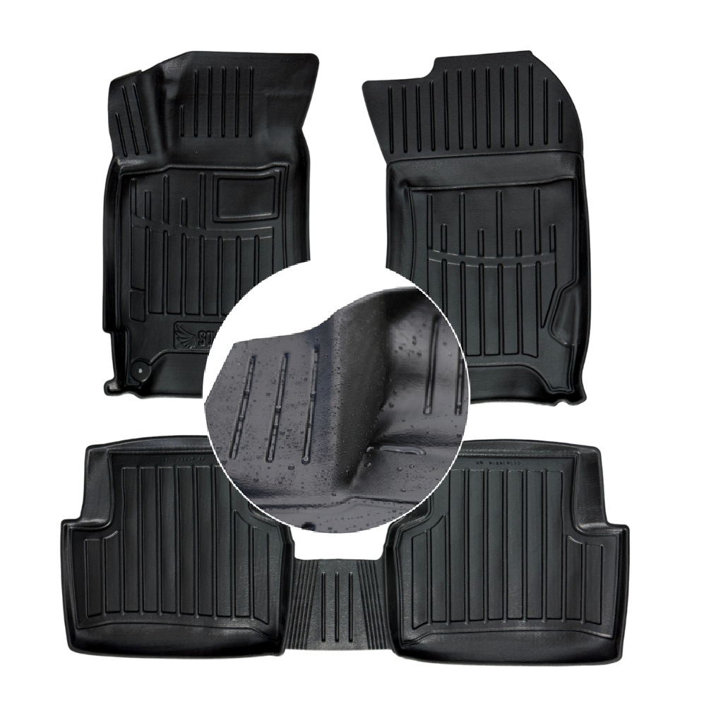 Gumové rohože Subaru Forester 2 2002-2008 Korytka Ud