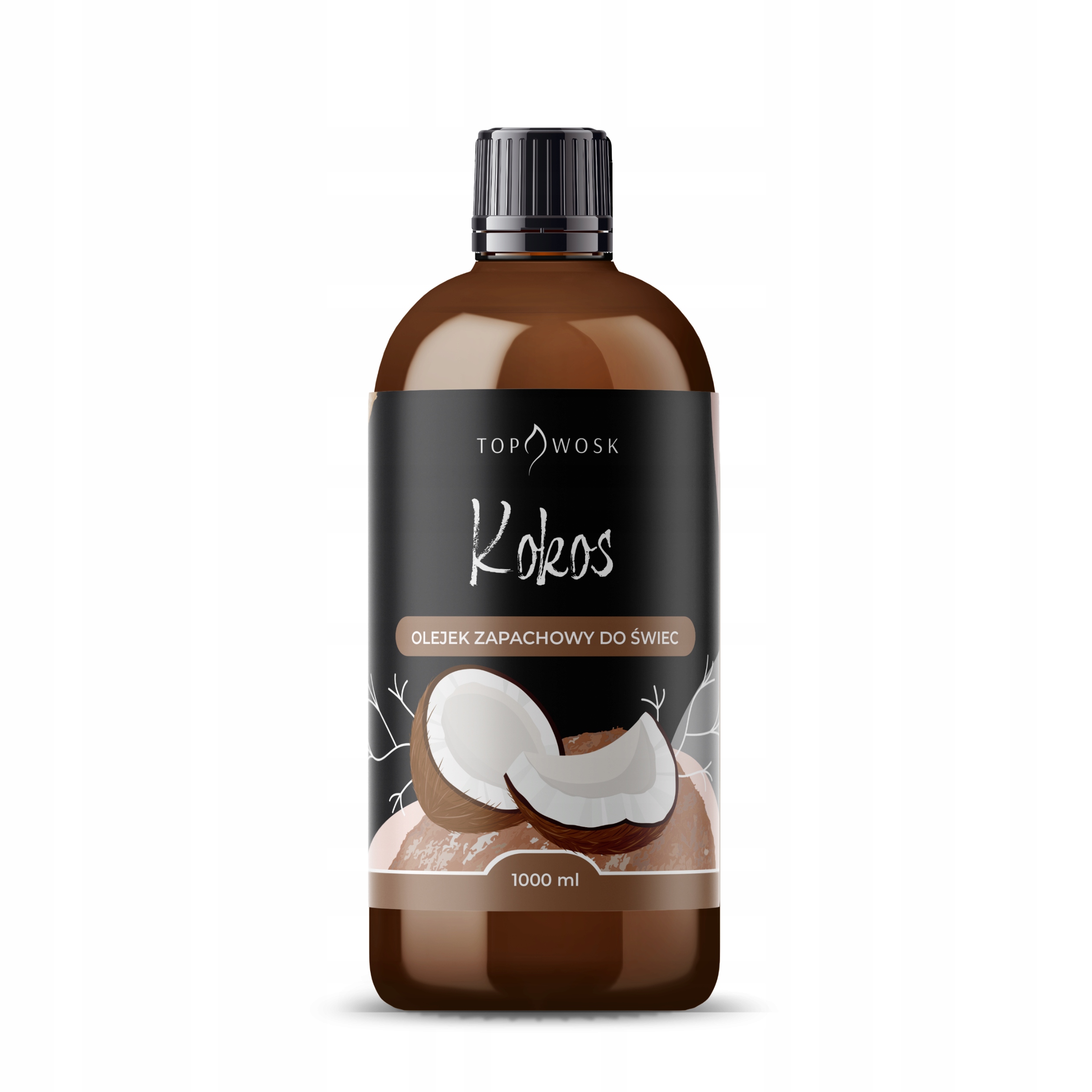 Vonný olej na sviečky Kokos 1000 ml vôňa do parafínového vosku
