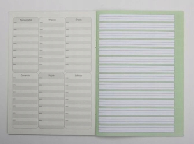 ZESZYT A5 DO NAUKI PISANIA 16K TRZY LINIE - NR 3 Okładka miękka