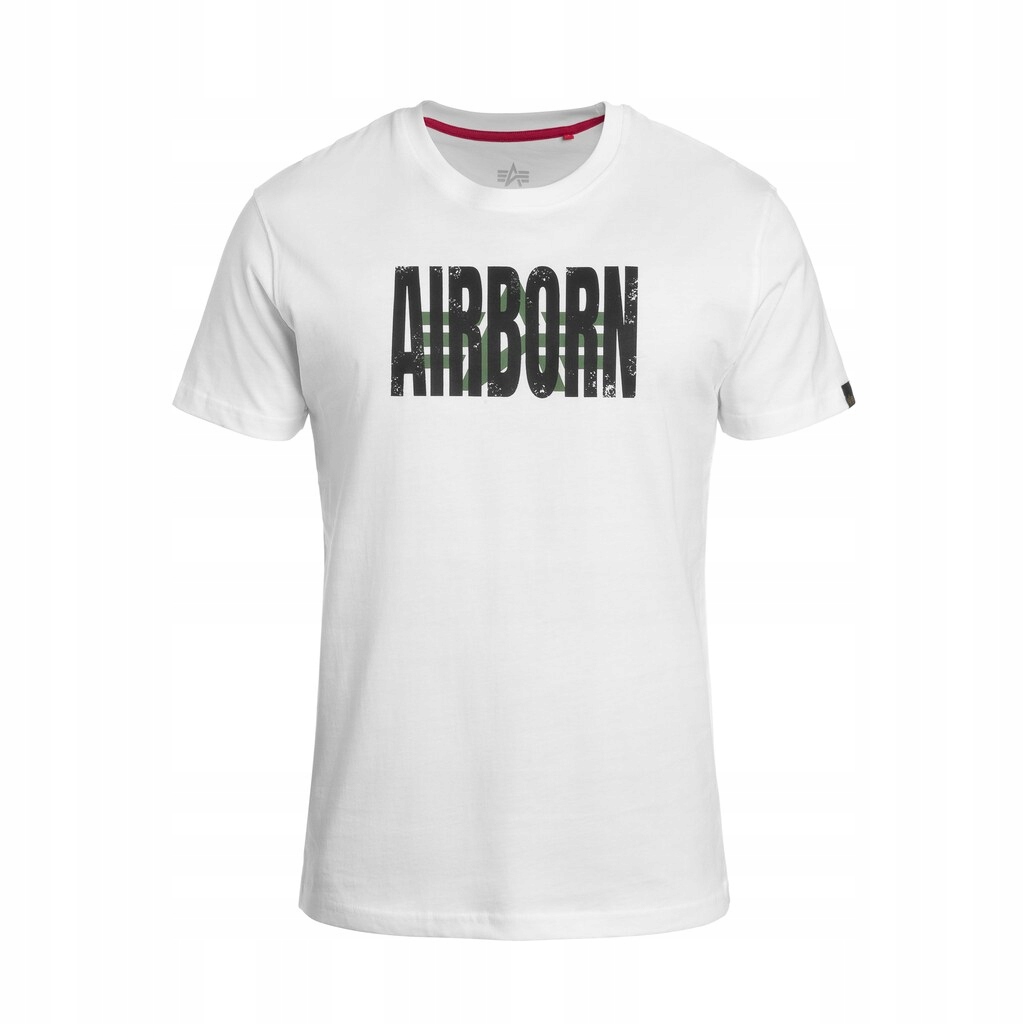 Tričko Sportovní bavlněné tričko Alpha Industries Logo Airborn M