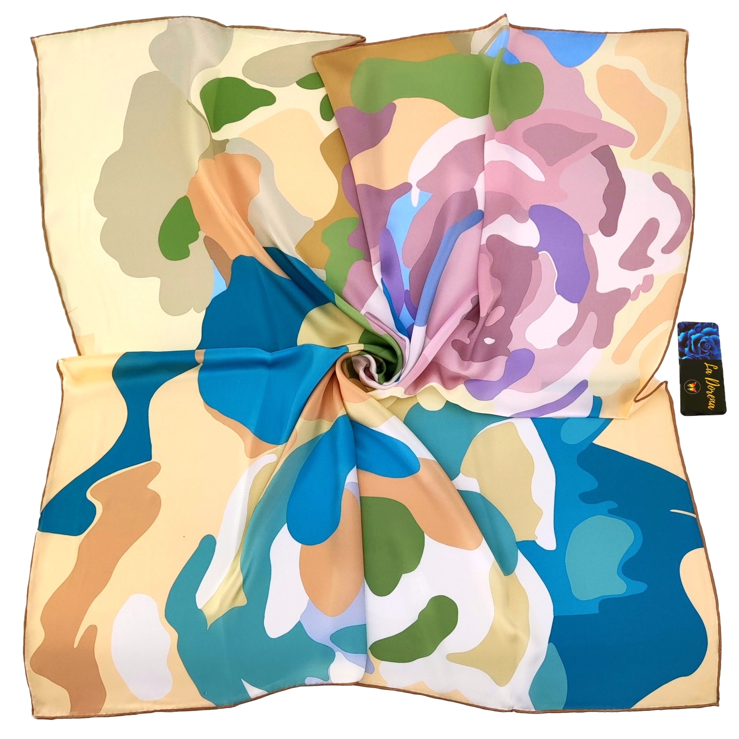 Hedvábný Šátek 100% Přírodní Morušový Hedvábí, Prémiová Kvalita+
