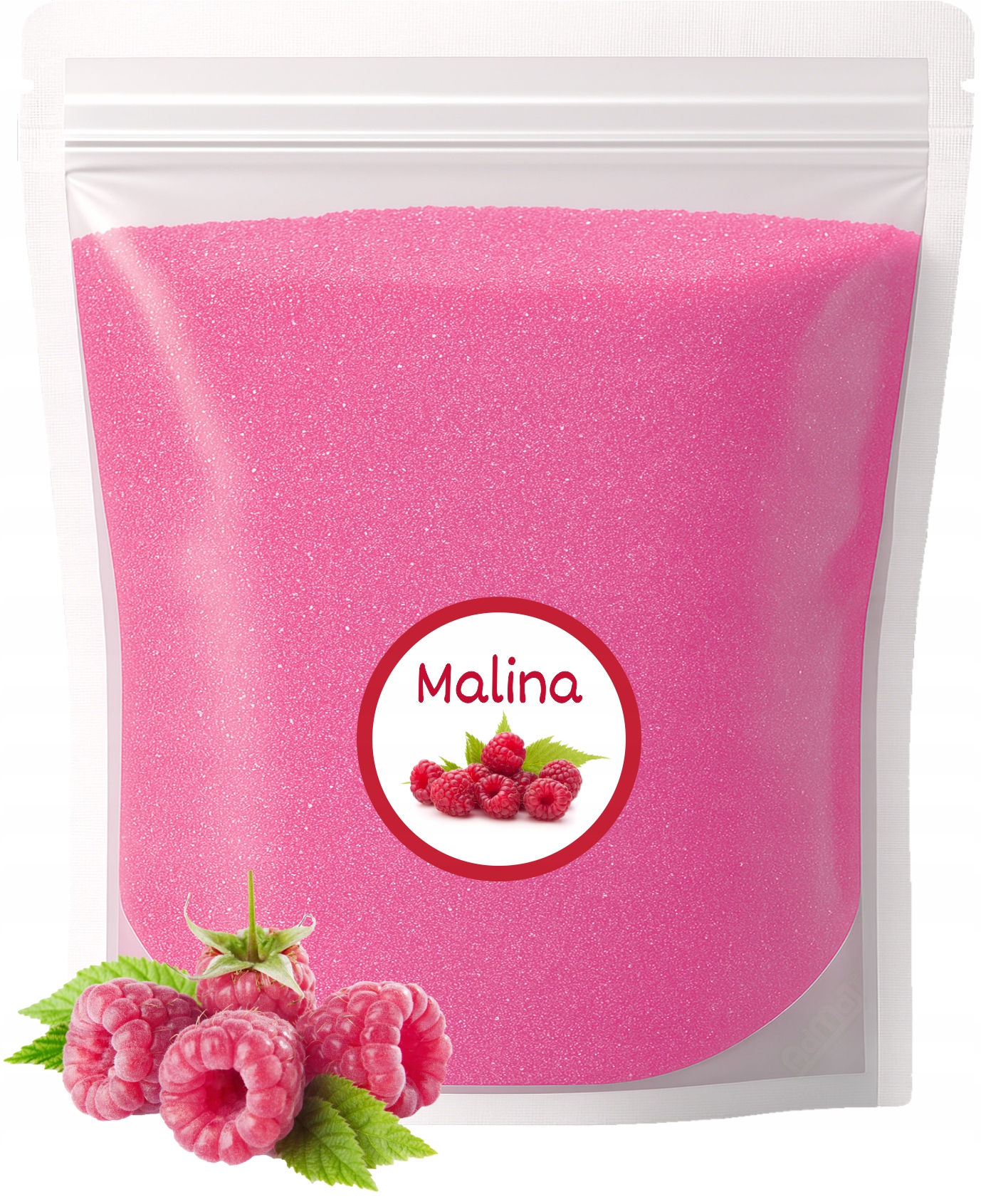 Cukr 5 kg Růžový Malina na cukrovou vatu Malinový Barevný Doypack Suchý