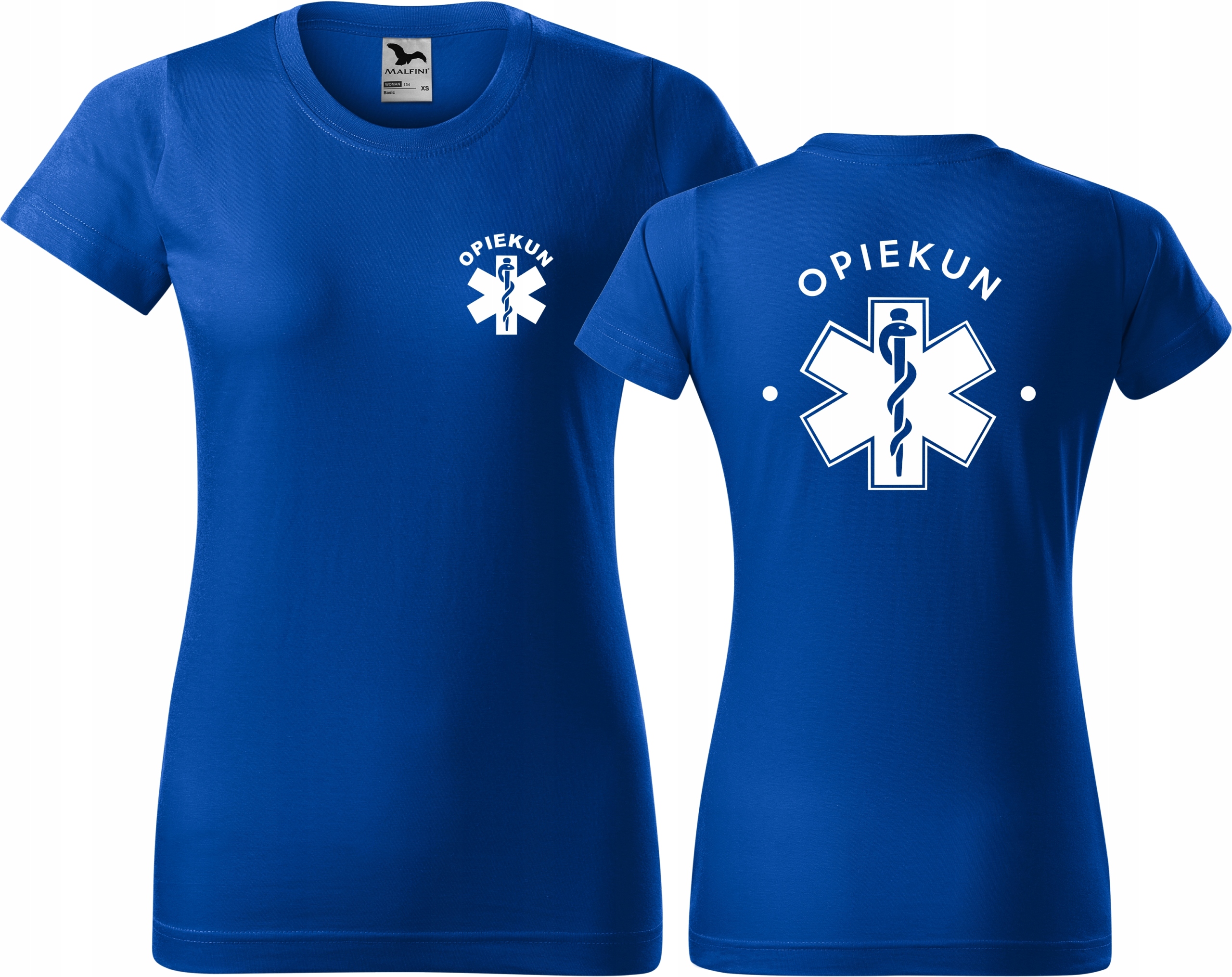 

Damska koszulka medyczna opiekun t-shirt bawełna